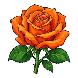 Orange Rose